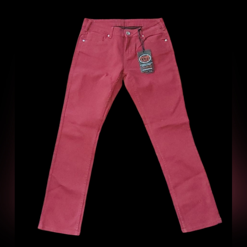 Cowgirl Tuff Burgandy Jeans